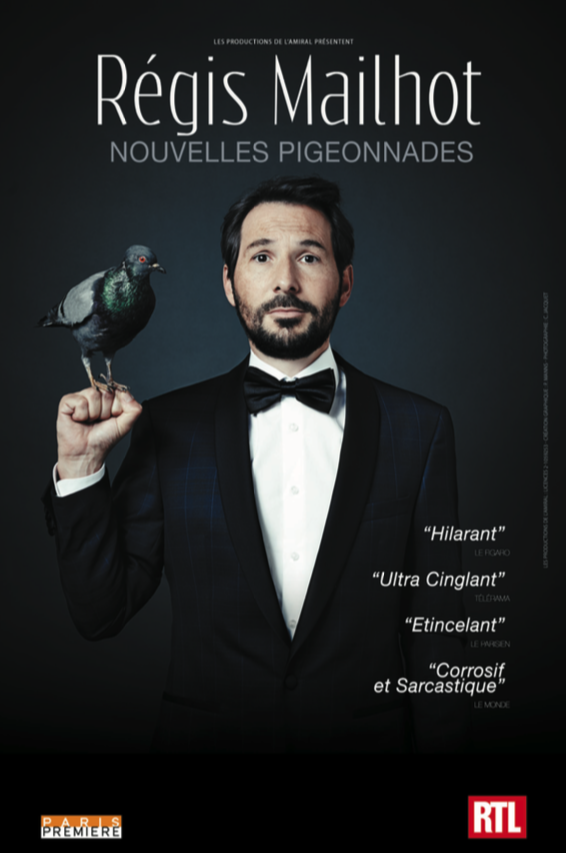 Régis Mailhot - Affiche "Nouvelles pigeonnades"